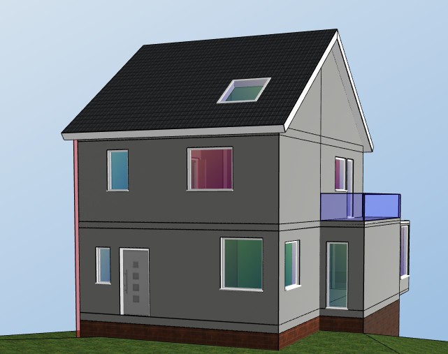 EFH Berlin-Charlottenburg – 3D-Modell