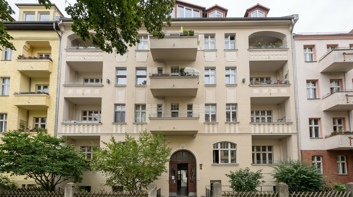 MFH Berlin-Tempelhof – Außenansicht Gründerzeitfassade