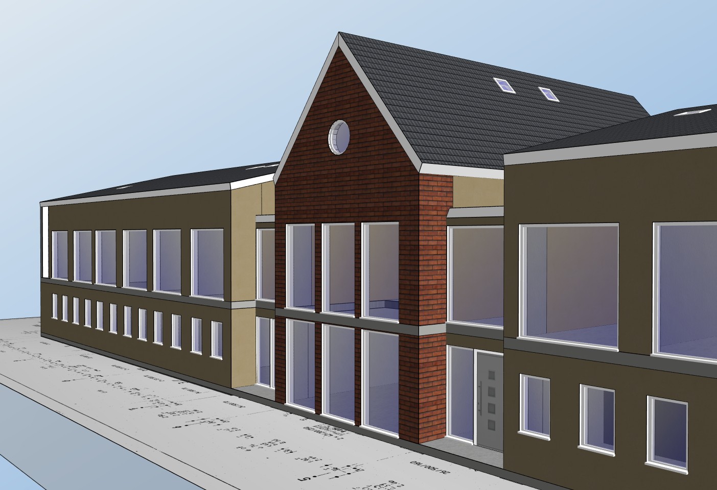 Evangelische Kita Berlin – 3D-Modell
